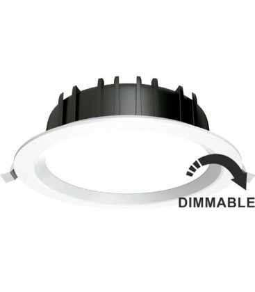 Downlight LED Redondo 28W dimmable de Roblan