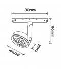 Foco de carril magnético MAGNETO 20W de Mantra