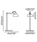 Lámpara de sobremesa LED TATAWIN de Faro Barcelona