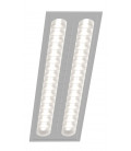 Pantalla troffer RACK LED 36W 1195x295mm CCT REGULABLE de Roblan