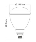 Lampara LED CUP 45W conexión E40/E27 Optica100º de Beneito Faure