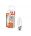 430525 LAMPARA VELA LED E27 4,8W 2700K MATE REGULABLE