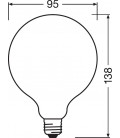 112131 LAMPARA GLOBO MATE FIL LED REG 12W E27 2700