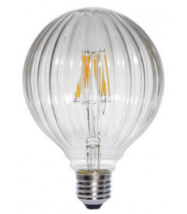 2601981 LAMPARA GLOBO LINEAS FILAMENTO LED E27 6W