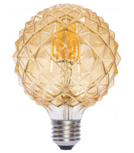 2601974 LAMPARA GLOBO PIÑA FIL LED AMBAR E27 6W