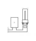 012049 LAMPARA OSRAM DULUX D G24D-3 26W 4000K OSRA