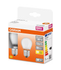 153660 2u LAMPARA ESFERICA FIL LED MATE E27 4W 2700K RETROFIT OSRAM