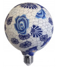 2601294 LAMPARA LED GLOBO AZUL/BLANCA E27 4W 3000K