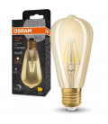 081514 LAMPARA EDISON FIL LED E27 6,5W 2400K REGULABLE OSRAM