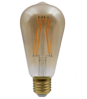 121173 LAMPARA PERA FIL LED GOLDEN ST64 E27 12W 3000K B&B