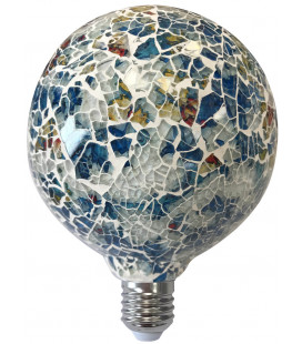 2601966-AZ LAMPARA LED TIFFANY E27 4W AZUL