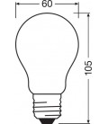 115958 LAMPARA STANDARD FIL LED REGULABLE E27 7W 2700K RETROFIT OSRAM