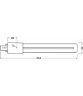 558083 LAMPARA PL DULUX S LED 6W G23 4000K OSRAM