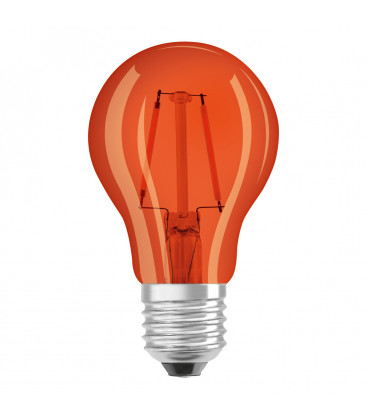 433960 LAMPARA STANDARD LED NARANJA E27 2,5W STAR DECOR OSRAM