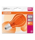 433960 LAMPARA STANDARD LED NARANJA E27 2,5W STAR DECOR OSRAM