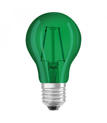 433984 LAMPARA STANDARD LED VERDE E27 2,5W STAR DECOR OSRAM