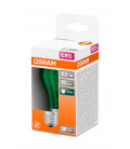 433984 LAMPARA STANDARD LED VERDE E27 2,5W STAR DECOR OSRAM