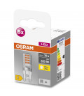 758063 5u LAMPARA LED G9 2,6W 2700K BASE OSRAM