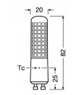 607378 LAMPARA TUBULAR LED DIMABLE GU10 7W 2700K SPECIAL T LEDVANCE