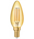 091476 LAMPARA VELA FILAMENTO LED E14 4W 2400K VINTAGE 1906 OSRAM