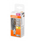 434202 LAMPARA VELA RIZADA FIL LED E14 4W 2700K RETROFIT OSRAM