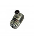 413210 CONECTOR ACODADO TV BLINDADO EASYF MACHO