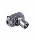 413210 CONECTOR ACODADO TV BLINDADO EASYF MACHO