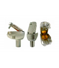 413210 CONECTOR ACODADO TV BLINDADO EASYF MACHO