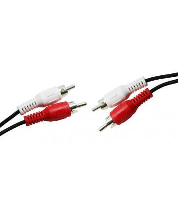 37.010/2/BP CABLE AUDIO 2 METROS 2RCA + 2RCA