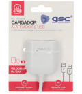 105515004 CARGADOR 2 USB 5V 2,4A CON ALARGO 1,5m GSC