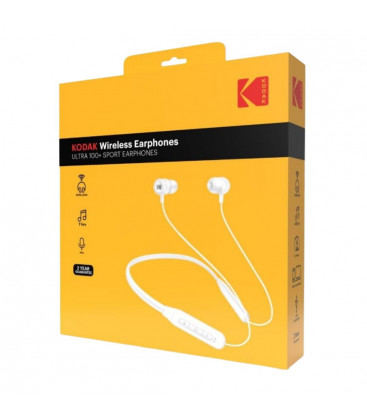 30427464 AURICULARES INALAMBRICOS BLANCOS DEPORTIVOS KODAK