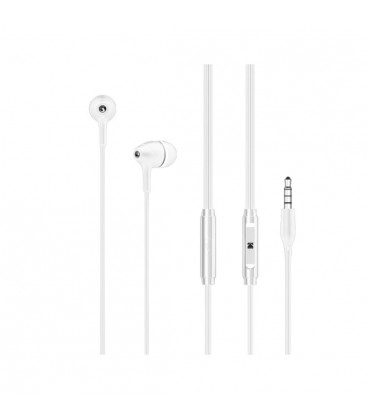 30425934 AURICULARES INTRAUDITIVOS BLANCOS 1,2m 165+ JACK 3,5mm KODAK