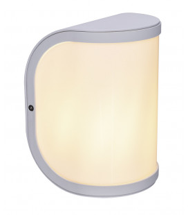 32128W APLIQUE EXTERIOR 1XE27 60W ALUMINIO BLANCO IP44 SEGGA GLOBO