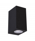 04019 APLIQUE EXTERIOR CUADRADO 2xGU10 2x12W IP54 Ø68 NEGRO GAMP STRÜHM