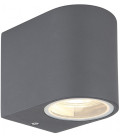 34163 APLIQUE EXTERIOR 1XGU10 35W ALUMINIO ANTRACITA IP44 VERONIKA GLOBO