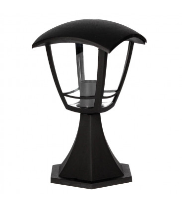 201640003 FAROL JARDIN SOBREMURO NEGRO E27 BARLI GSC