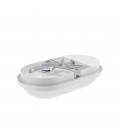 SLI041046NW APLIQUE LED OVAL CON SENSOR 20W 4000K 1850Lm IP54