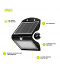 200210012 APLIQUE SOLAR LED LUKULU NEGRO CON SENSOR MOV 4W IP65 4000K GSC