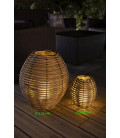 G2126/26 LAMPARA SOLAR RATTAN 1xAA 26cm GALIX