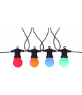 3407 GUIRNALDA LUCES DE CADENA LED NIRVANA COLORES 4,5m IP44