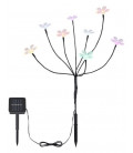 39146 ARBOL FLORAL SOLAR DECORATIVO COLORES 60x62cm IP44 GLOBO