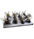 G2106 ABEJA SOLAR DECORATIVA METAL+PVC GALIX