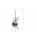 G2106 ABEJA SOLAR DECORATIVA METAL+PVC GALIX