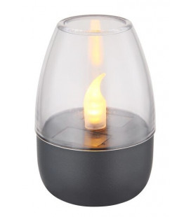 36703 VELA SOLAR DECORATIVA 1800K EFECTO FUEGO 9x6cm IP44 GLOBO