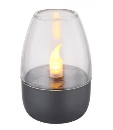 36703 VELA SOLAR DECORATIVA 1800K EFECTO FUEGO 9x6cm IP44 GLOBO