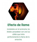 SLI035090 BALIZA LED SOLAR EFECTO LLAMA 2W IP44 SP