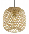 15367H LAMPARA COLGANTE BAMBU NATURAL 1XE27 60W MIRENA GLOBO