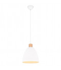 R30681031 LAMPARA COLGANTE 1xE27 IP20 150cm BLANCO JAGGER TRIO