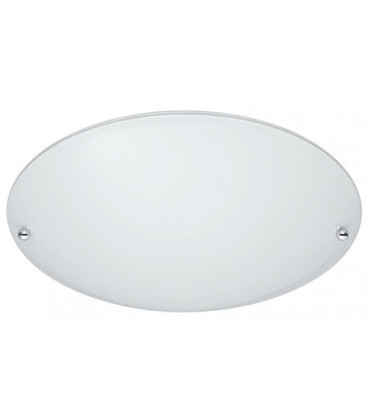 6196011-01 PLAFON REDONDO CRISTAL OPAL BLANCO E27