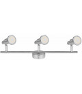 540569 REGLETA LED 3 FOCOS GU10 3W NIQUEL 2700K LEDVANCE